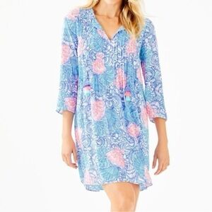 Lilly Pulitzer Marilina Tunic Dress,Size M, EUC